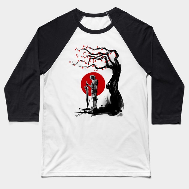 Red sun in Zanarkand Baseball T-Shirt by ddjvigo